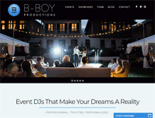 Tablet Screenshot of bboyproductions.com